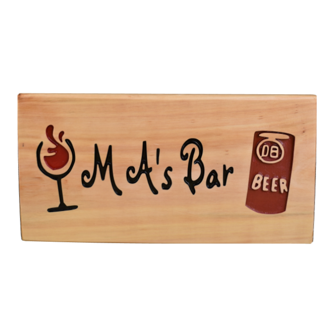 Macrocarpa 'MA's Bar' Sign image 0